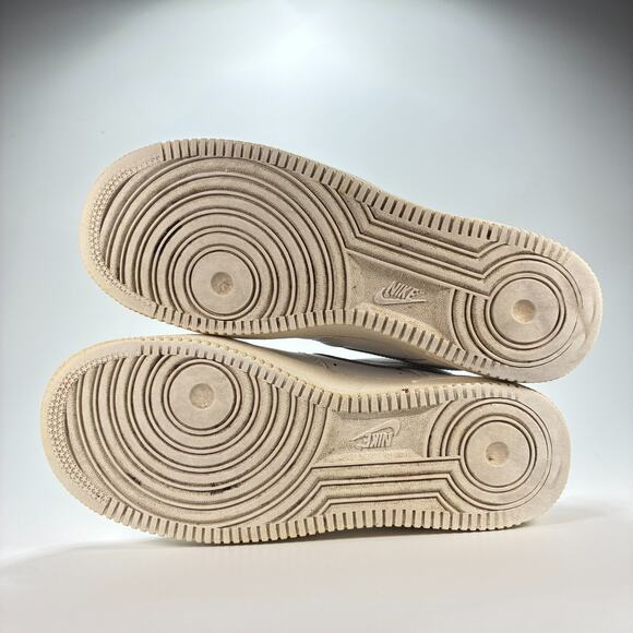 Nike Air Force 1 Low White Leather Basketball Shoes DD8959-100 Women's Size 9 - Picture 8 of 10